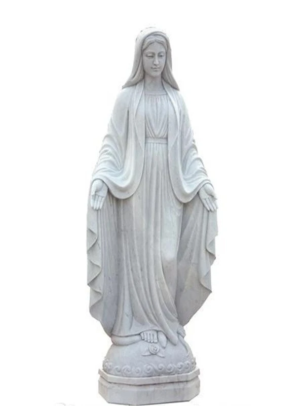 Marble Mary Statue
