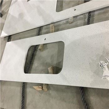 Crystal White Engineered Quartz Countertop