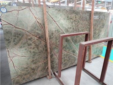 Rainforest Green Marble Slab