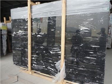 Silver Portoro Marble Slab