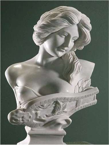 White Marble Bust