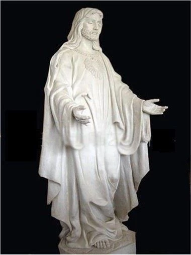 White Marble Jesus Statue