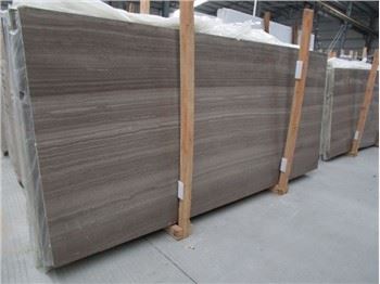 Wooden Brown Marble Slab