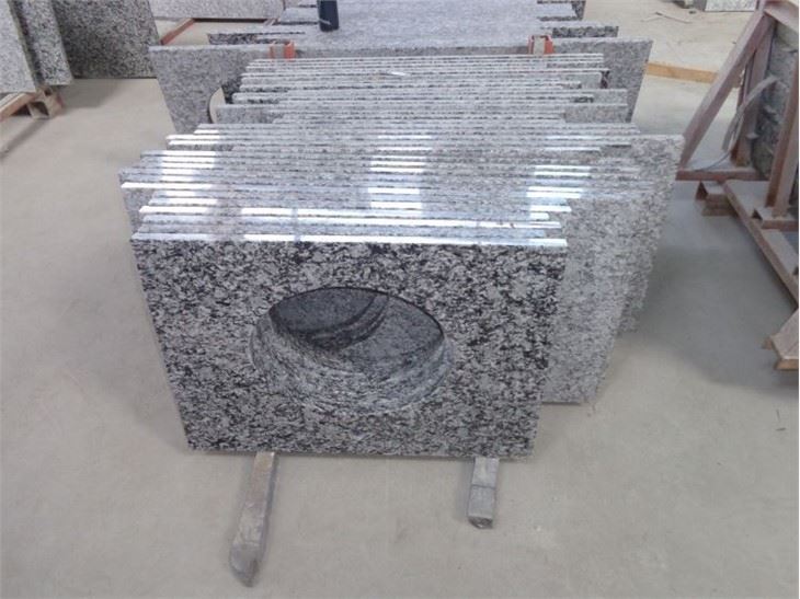 spray white granite countertop