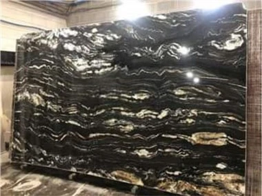 Cosmic Black Granite Slabs