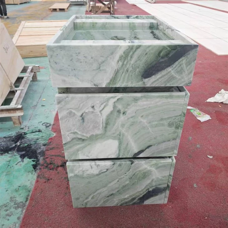 Green Marble Bathroom Sink factory