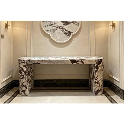 Calacatta Viola Marble Console Table
