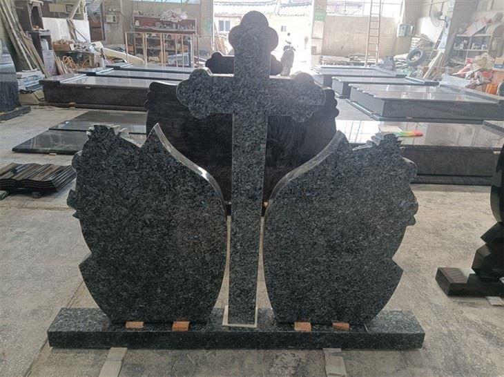 blue pearl headstone factory