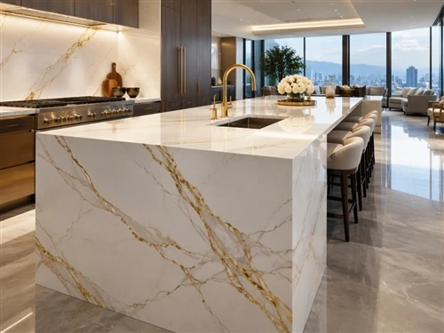 How to Source Calacatta Gold and Taj Mahal Quartz Slabs with Natural Veining ...