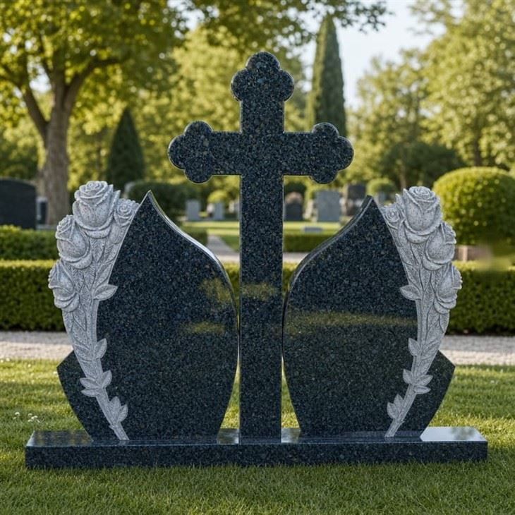 Blue Pearl Headstone