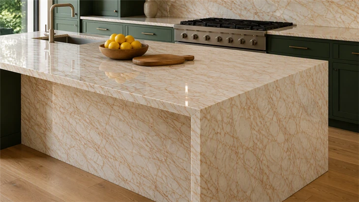 spider white marble