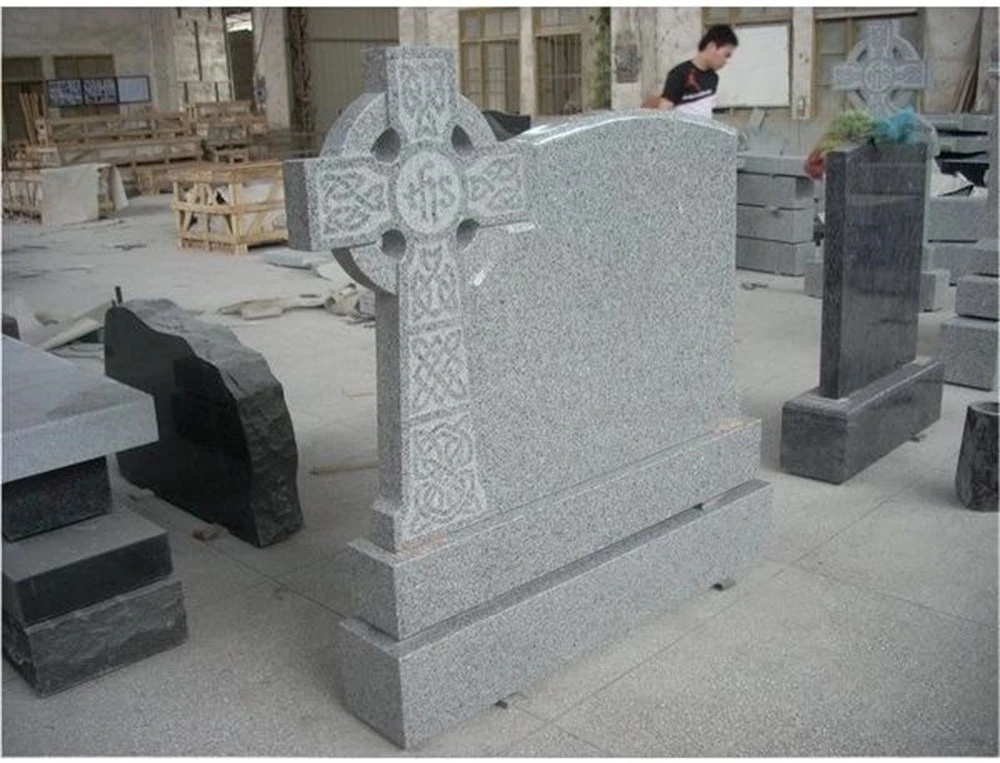 Grey Granite Celtic Cross Monument 2 Grey Granite Celtic Cross Monument 2