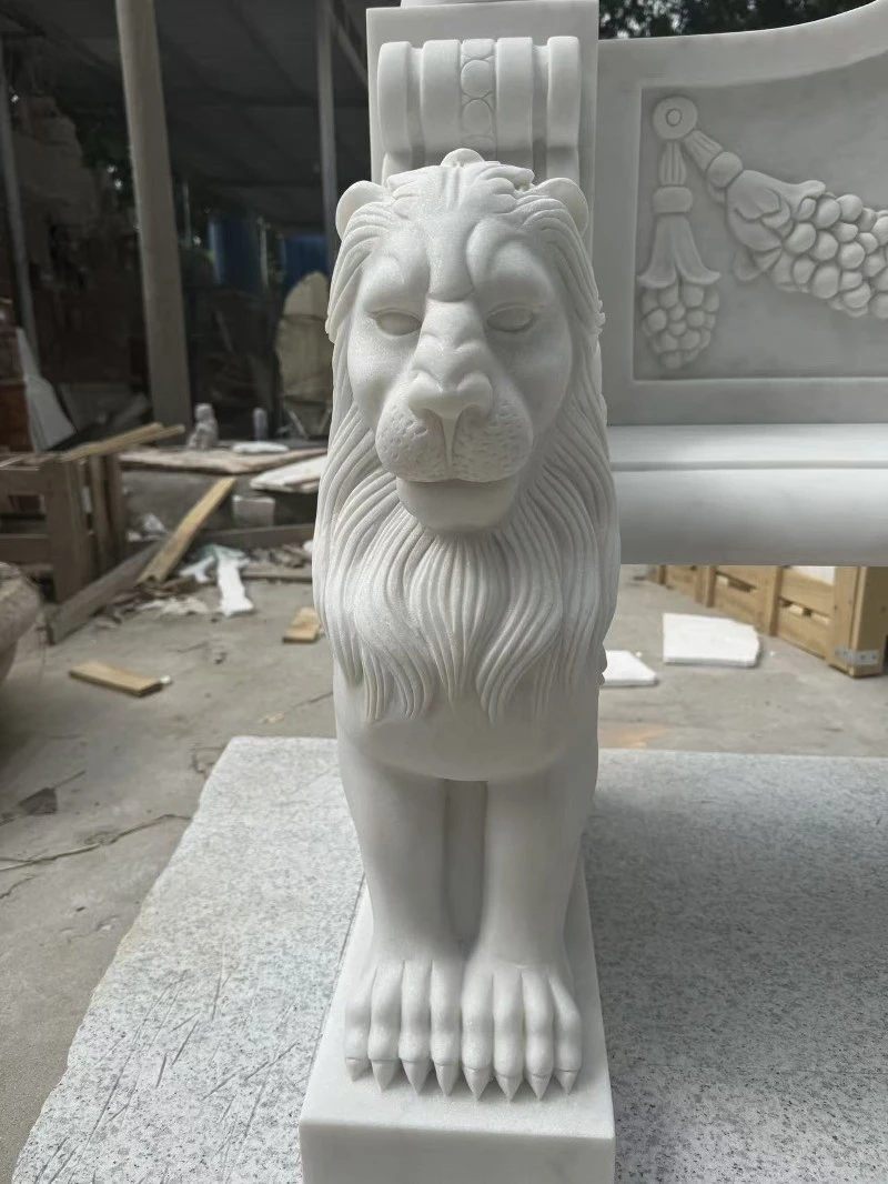 white marble bench white marble bench