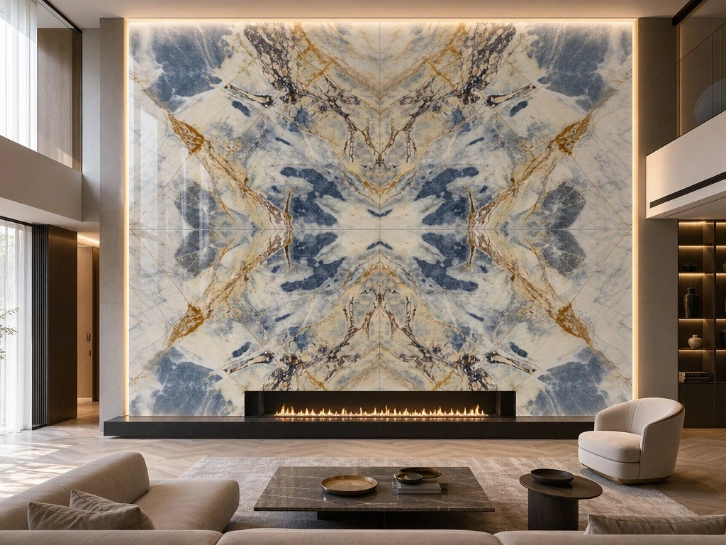 01blue-river-marble-kitchen-waterfall-countertop 01blue-river-marble-kitchen-waterfall-countertop