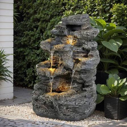 Modern Stone Fountain garden Modern Stone Fountain garden