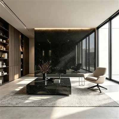 Black Pearl Granite Slab