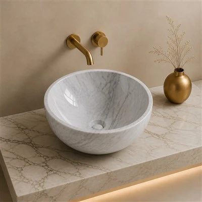 White Marble Basin