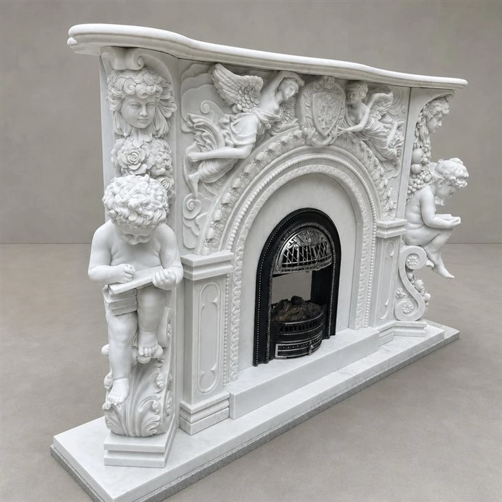 03_white-marble-fireplace-angel-fruit-carving-detail-clean