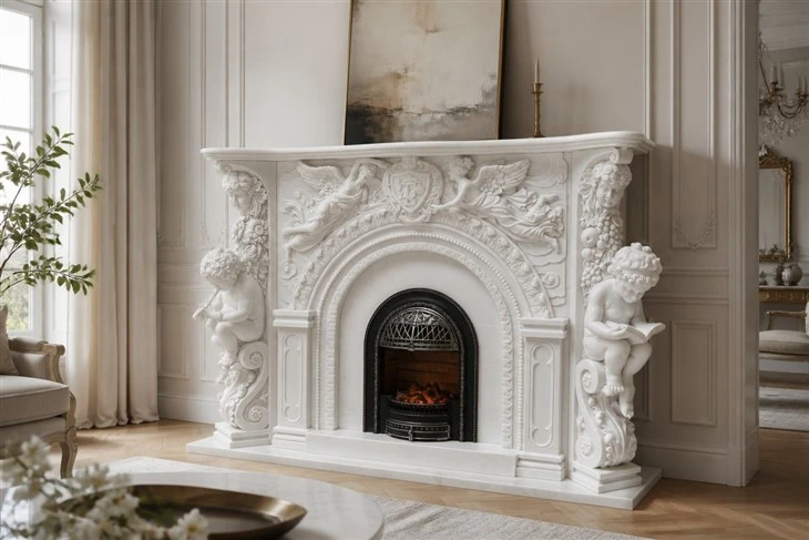 01_white-marble-sculpted-fireplace-mantel-luxury-living-room