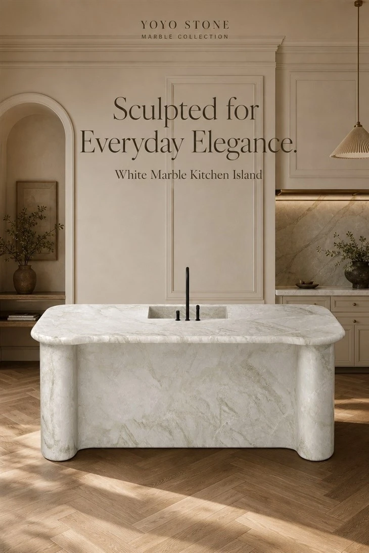 01_jinghu-chunxiao-white-marble-kitchen-island-luxury-poster