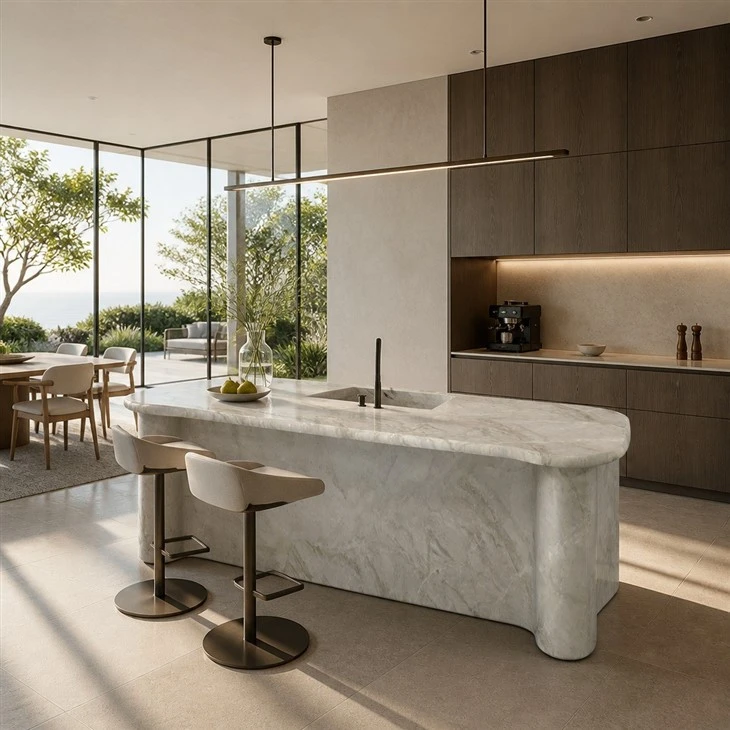 01_jinghu-chunxiao-white-marble-kitchen-island-sunlit-penthouse