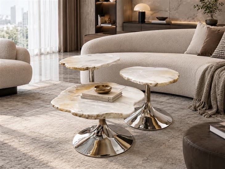 White Onyx Coffee Table